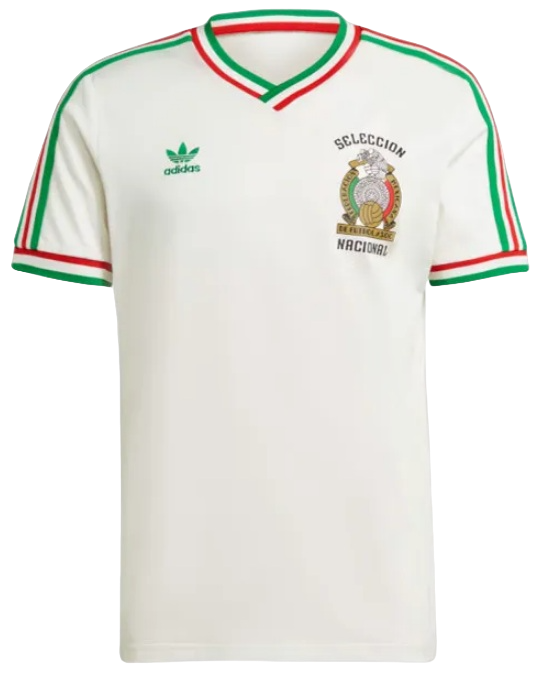 Camisa II Seleção do Mexico 1985 Adidas retro